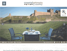 Tablet Screenshot of coastalretreats.co.uk